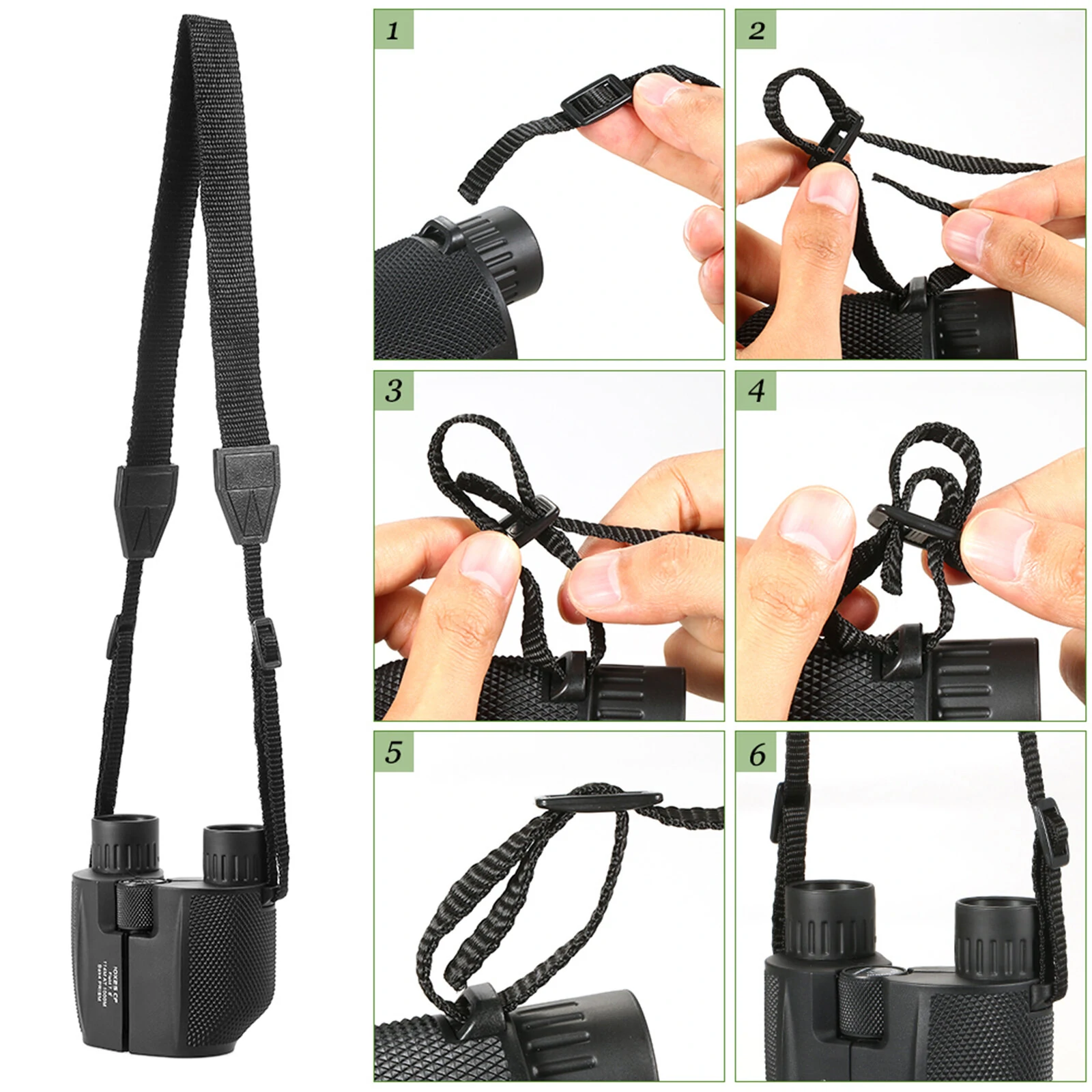 (image for) IPRee 10x25 Telescope High Power HD Binocular Mini Portable Telescope For Camping Travel